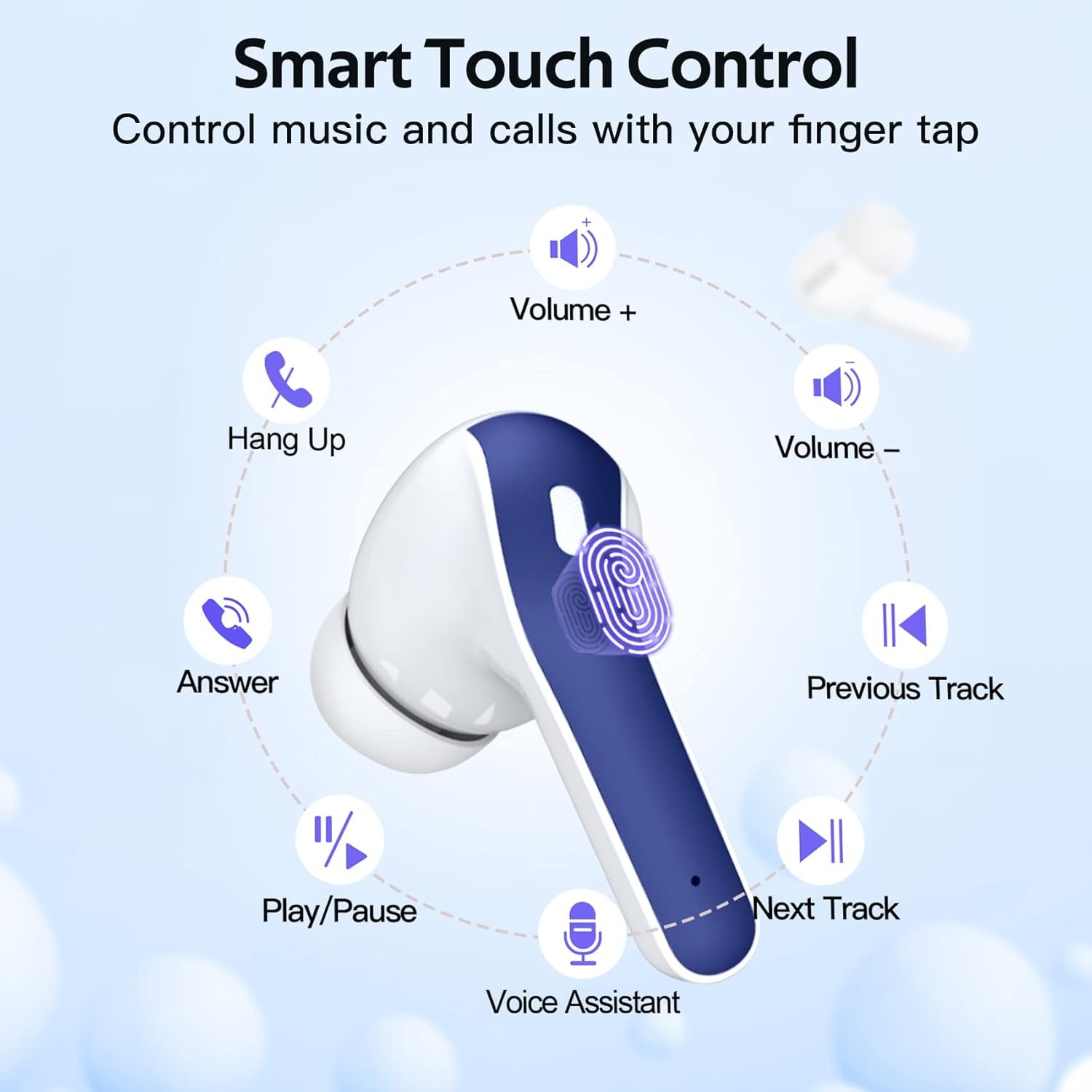 IPX5 Waterproof In-ear Wireless Bluetooth Headphones