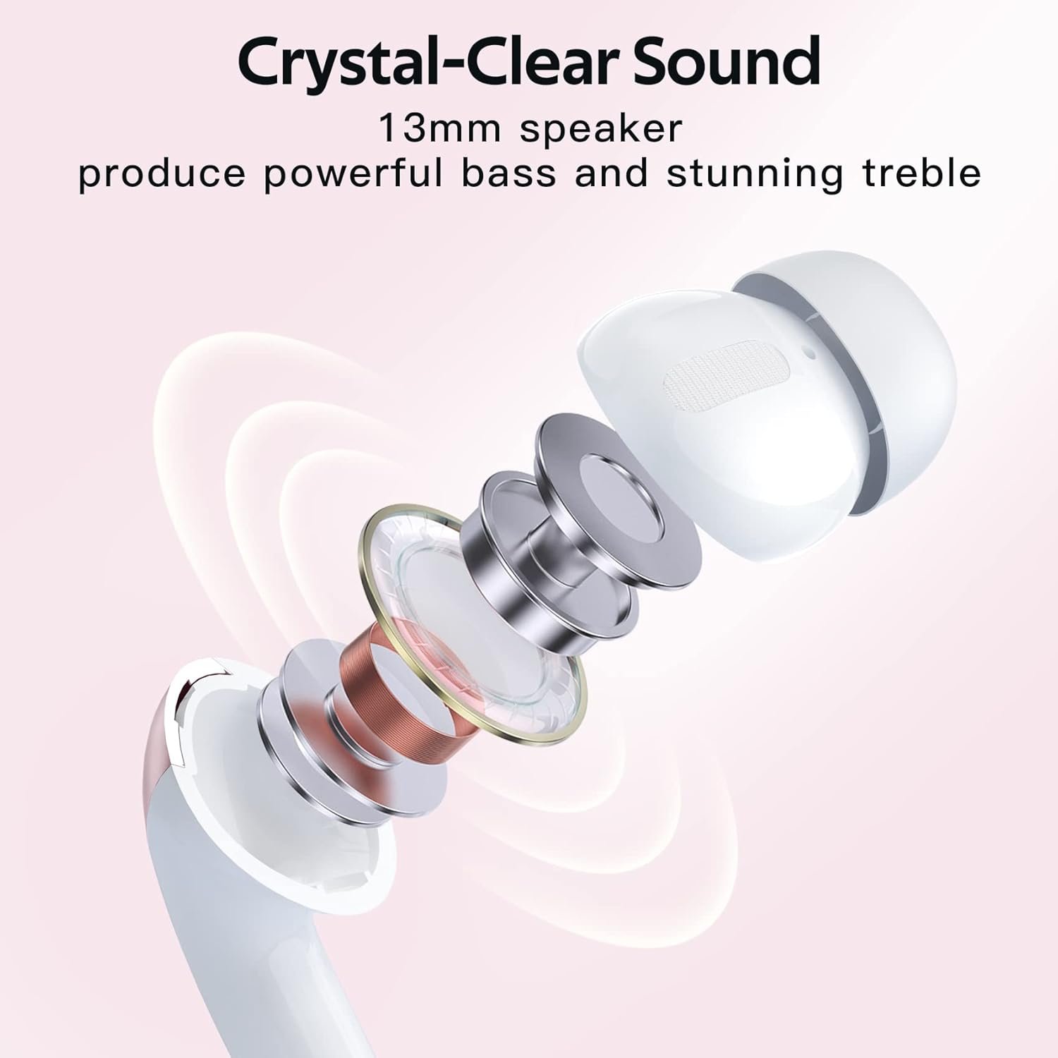 IPX5 Waterproof In-ear Wireless Bluetooth Headphones