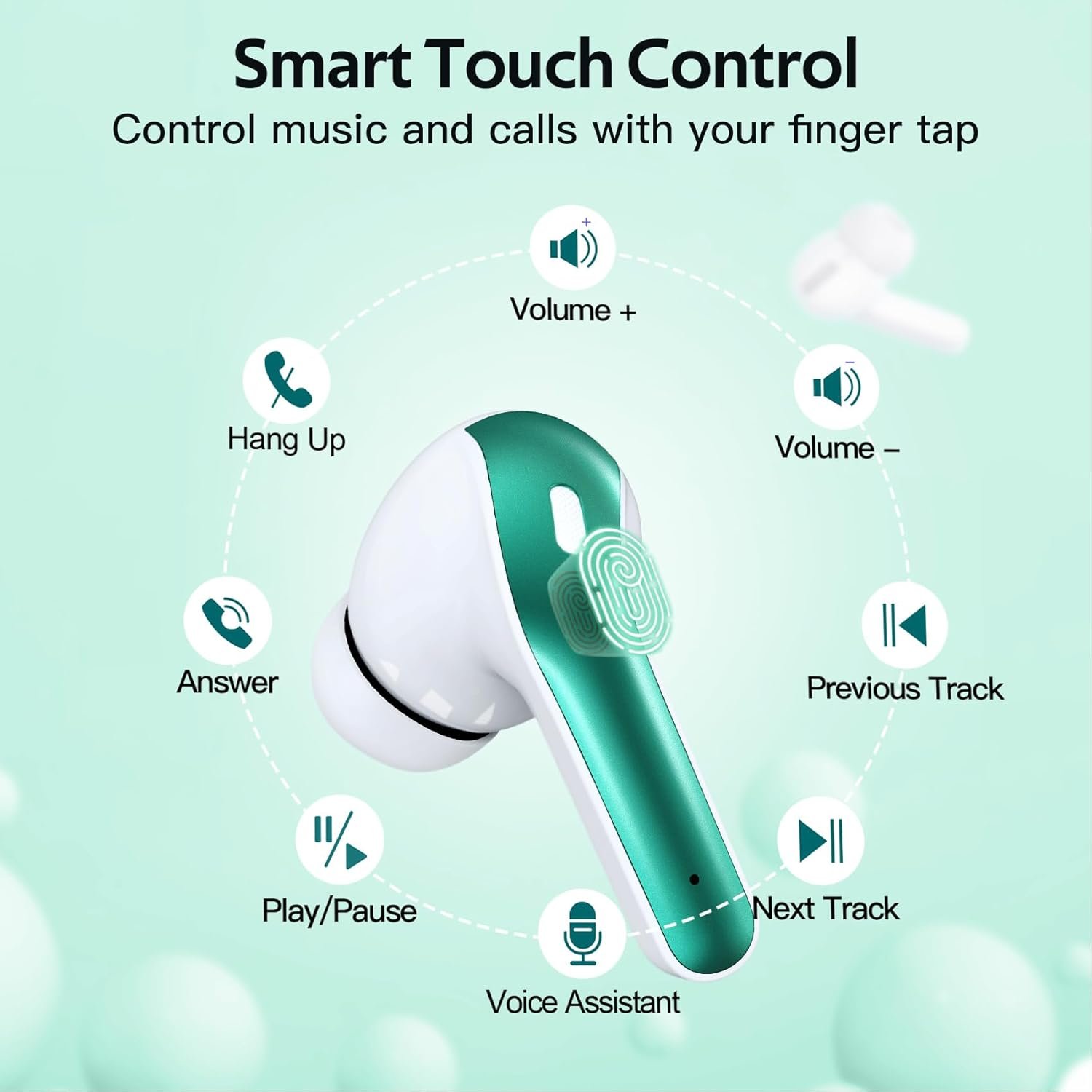 IPX5 Waterproof In-ear Wireless Bluetooth Headphones