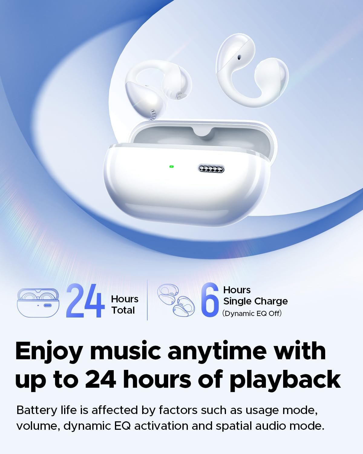 Bluetooth 5.4 Open Ear Clip Wireless Headphones