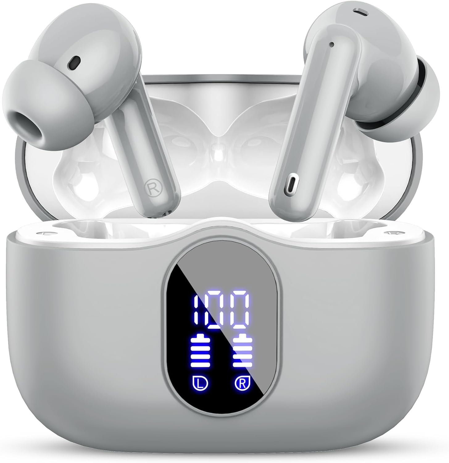 Bluetooth 5.4 Bass Stereo Noise Cancelling In-Ear Headphones