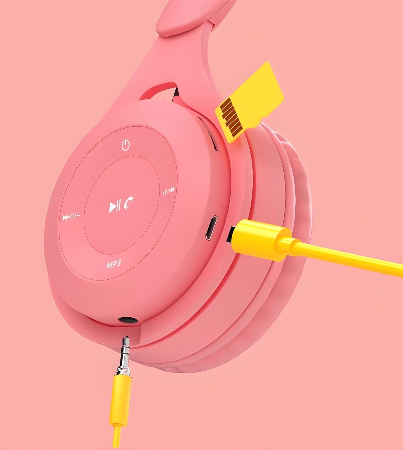 Upgraded hybrid noise reduction foldable Bluetooth headset