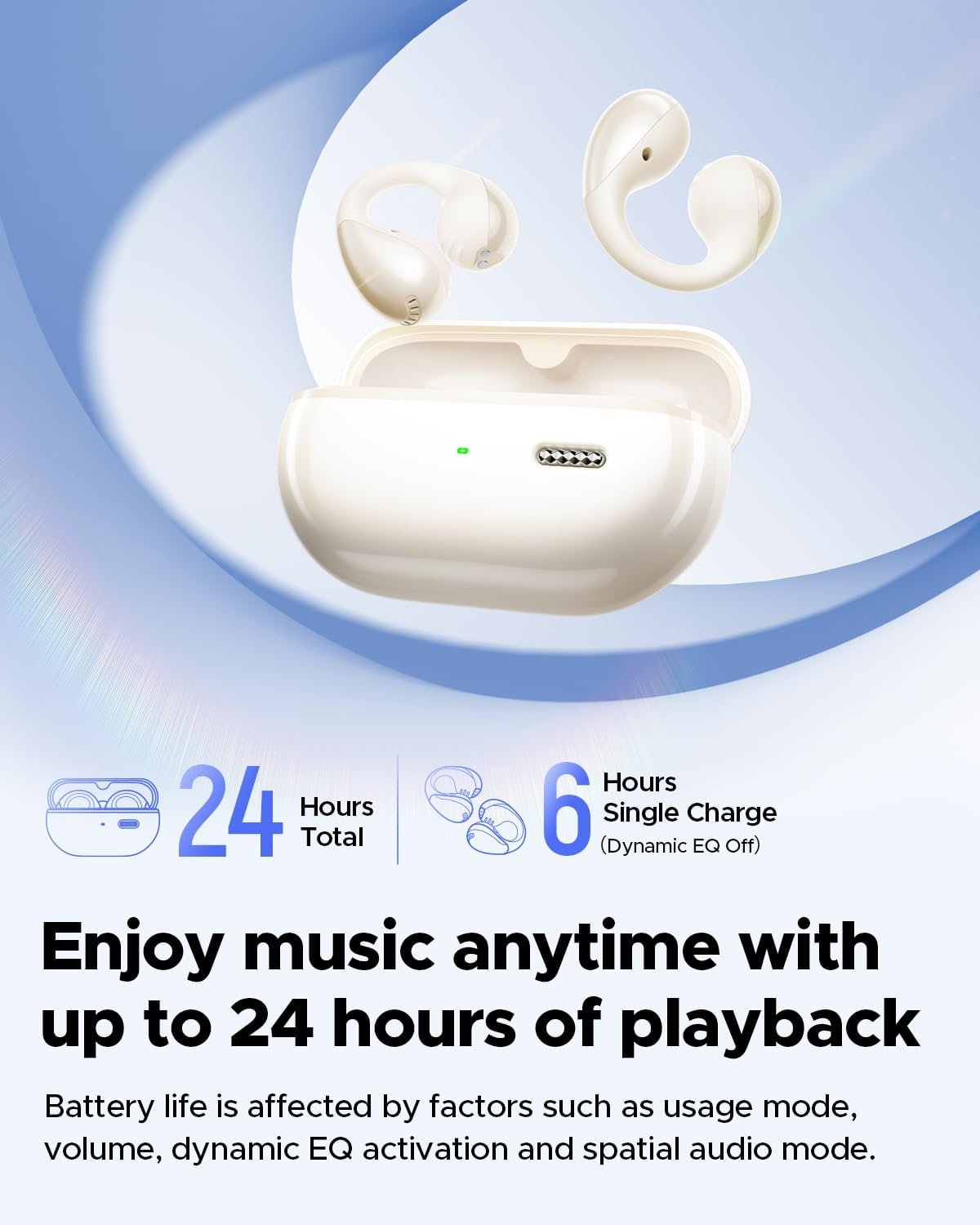 Bluetooth 5.4 Open Ear Clip Wireless Headphones