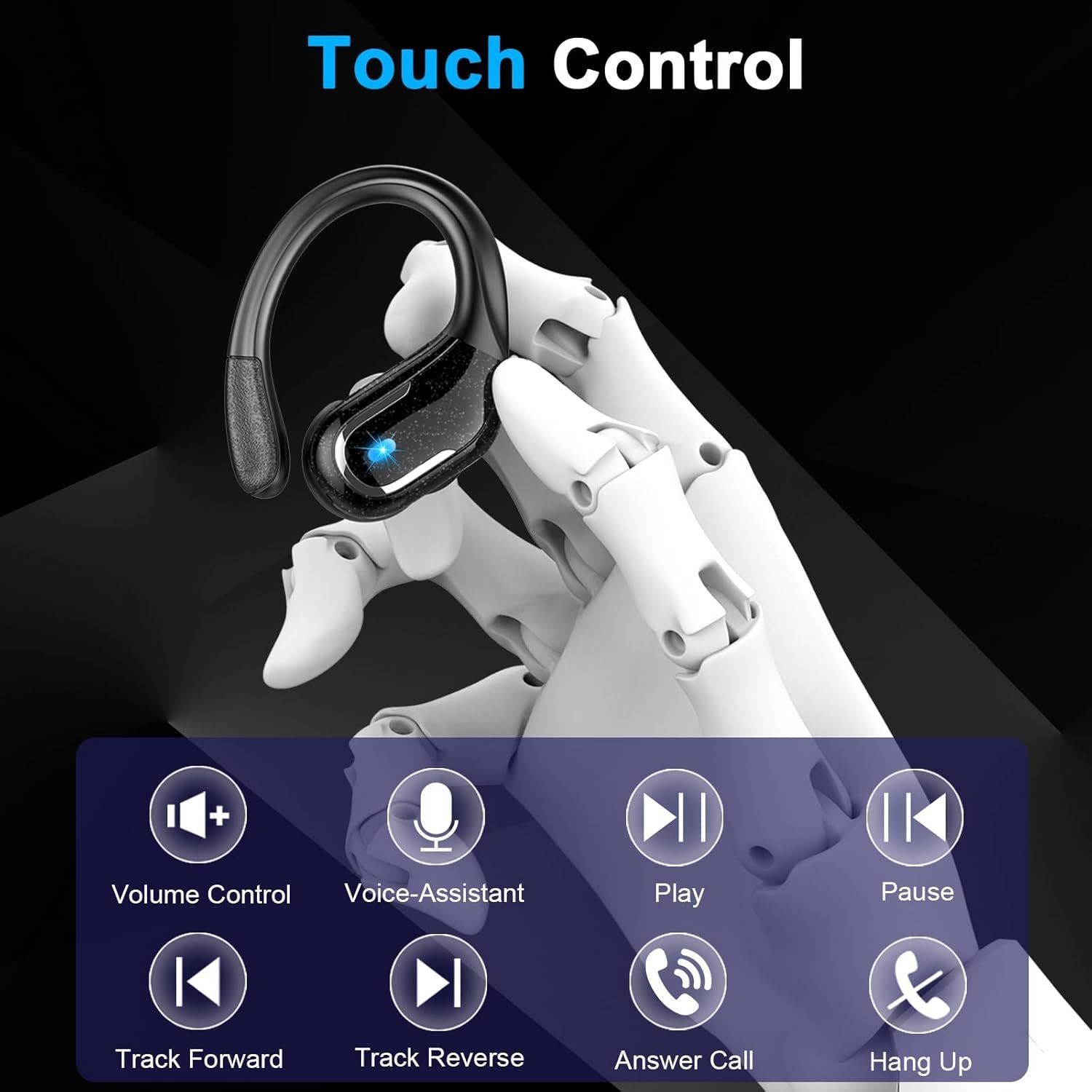 IP7 Waterproof with ENC Noise Cancelling Mic Bluetooth Earbuds