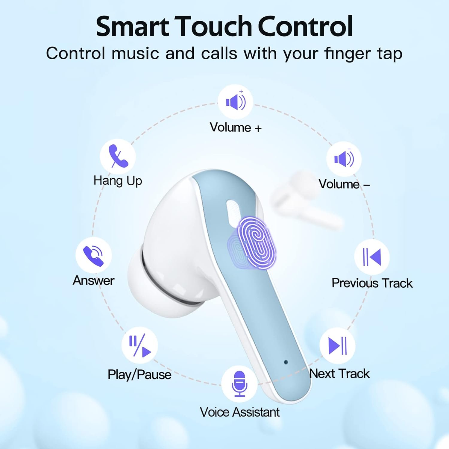 IPX5 Waterproof In-ear Wireless Bluetooth Headphones