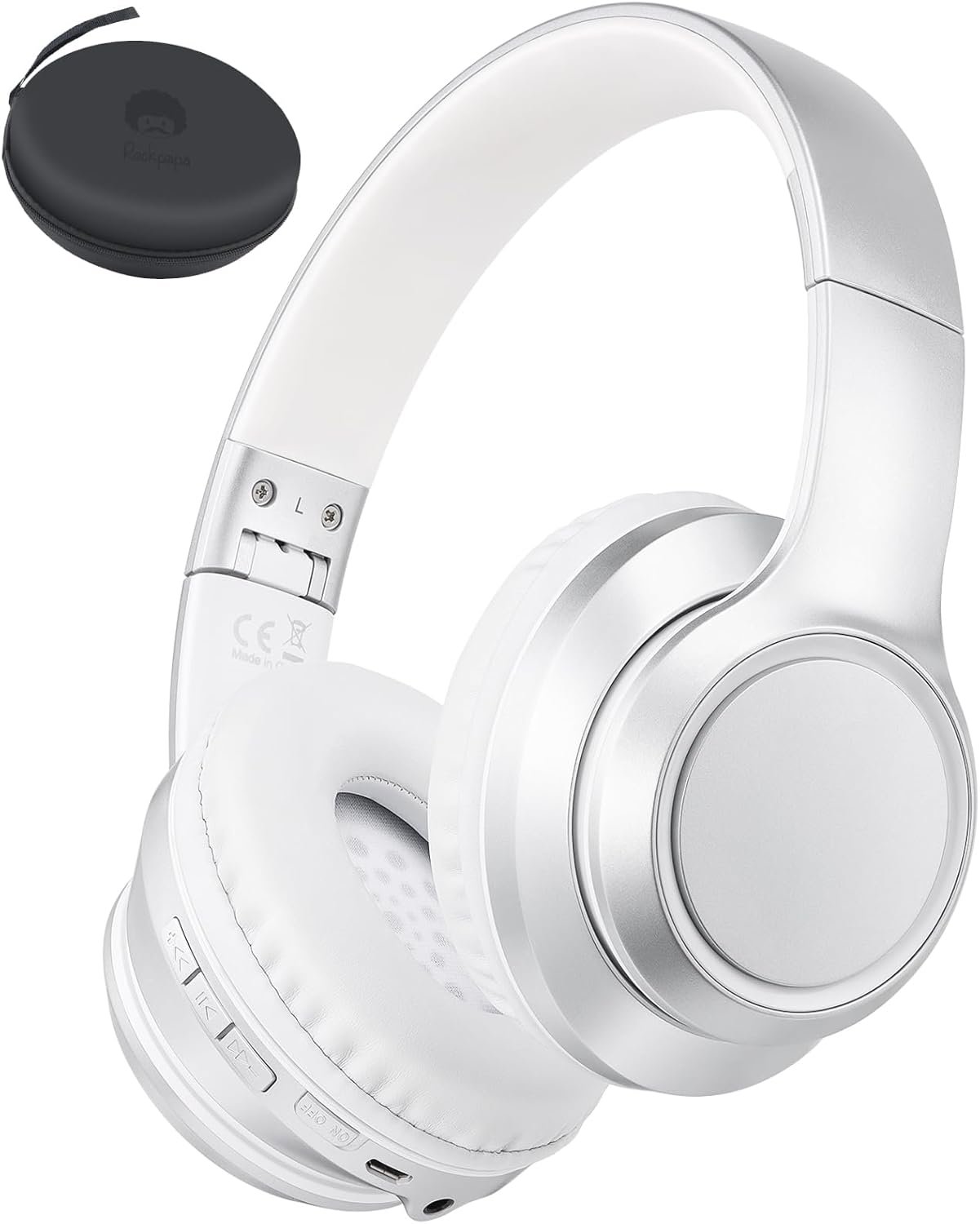 Foldable Wireless Earphones with Mic and Travel Case