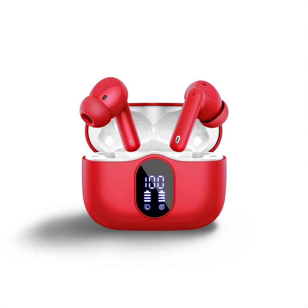 Bluetooth 5.4 Bass Stereo Noise Cancelling In-Ear Headphones