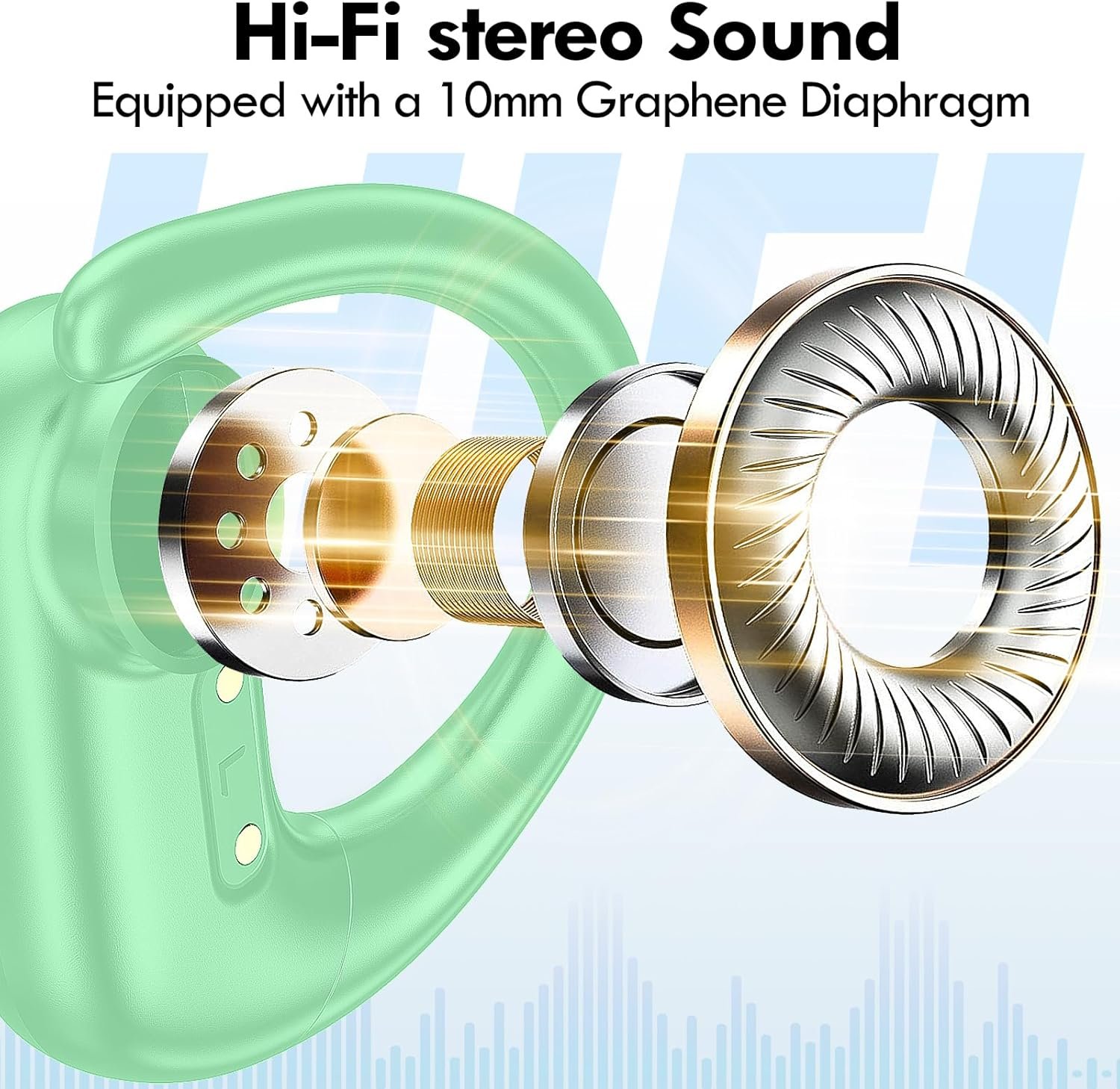 Wireless Bluetooth Over-Ear Headphones with Deep Bass