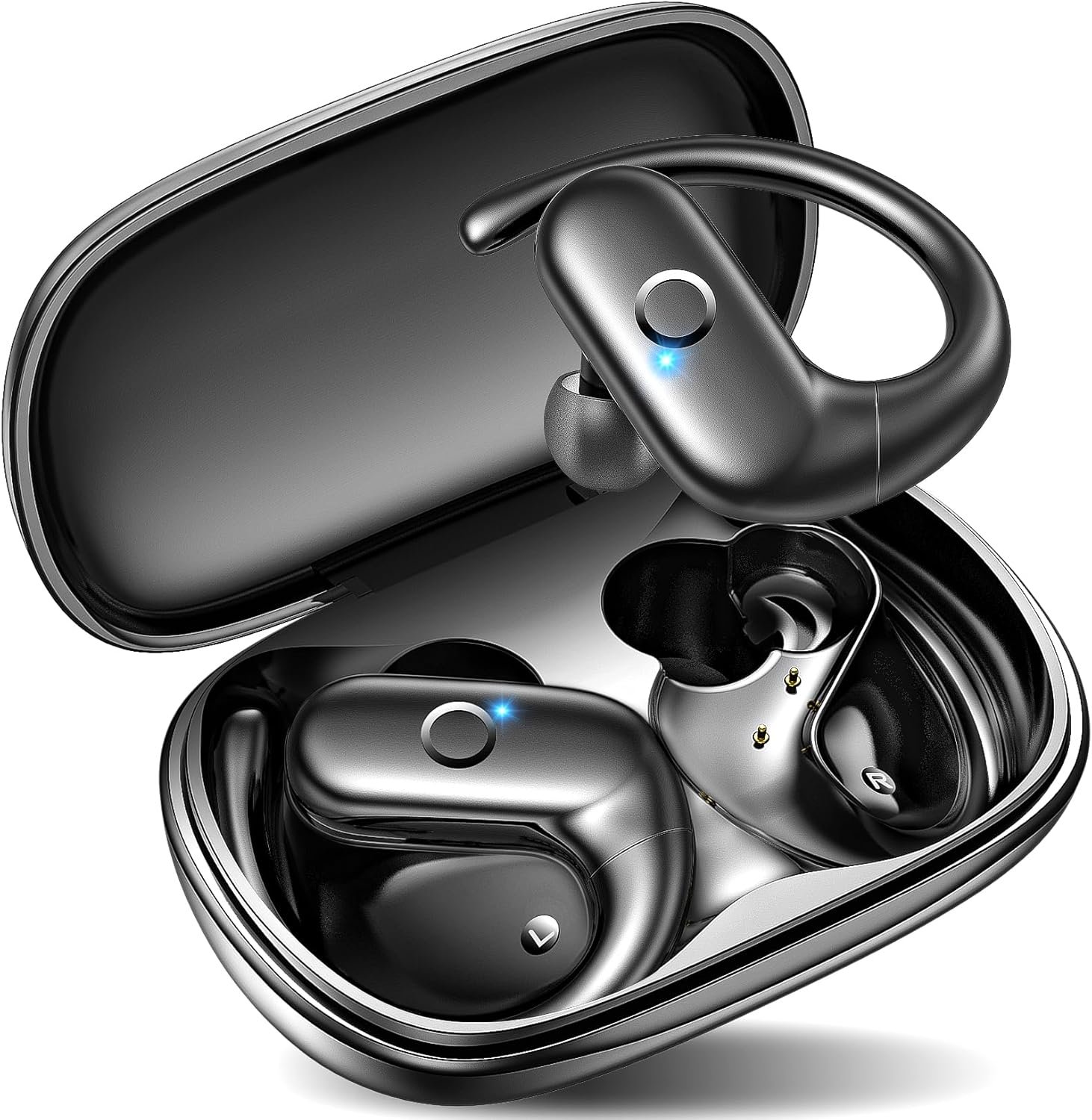 Wireless Bluetooth Over-Ear Headphones with Deep Bass