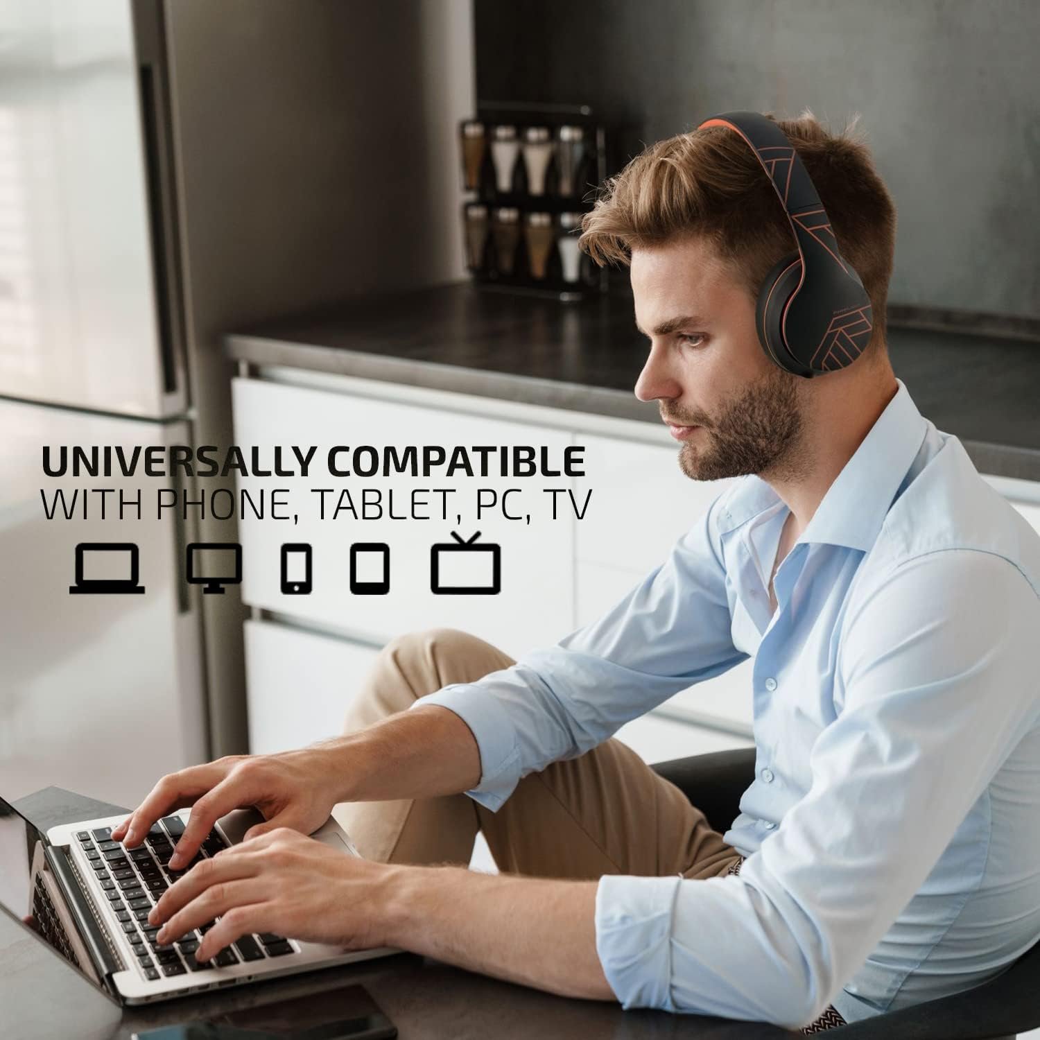 Foldable Wireless Bluetooth Over-Ear Headphones