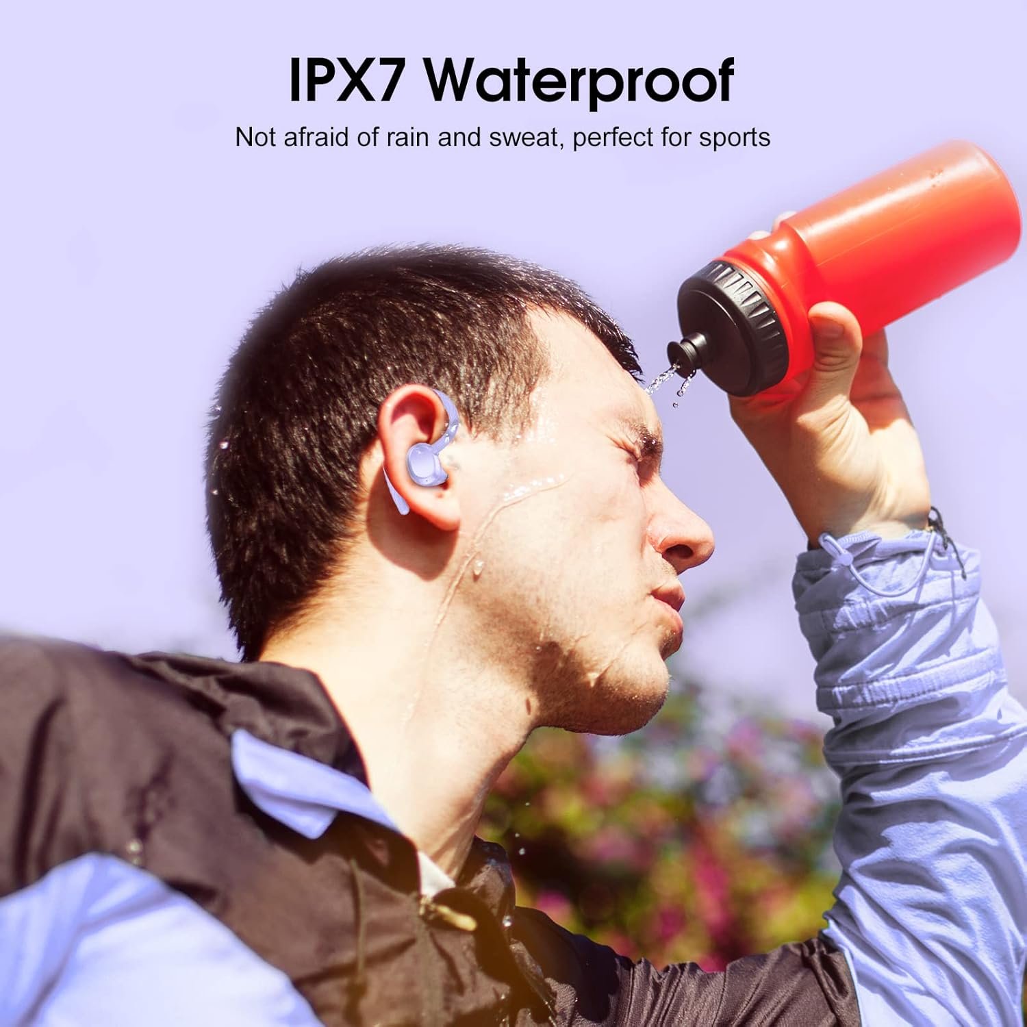 HiFi Stereo Bluetooth 5.3 In-ear Running Headphones with Earhook