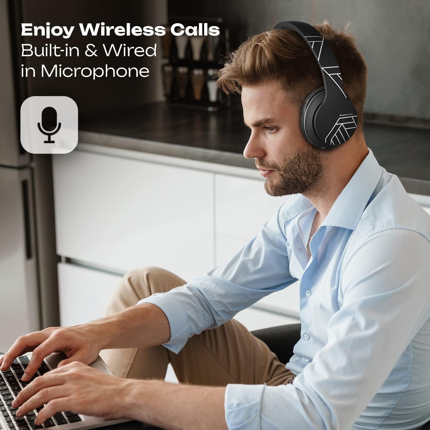 Foldable Wireless Bluetooth Over-Ear Headphones