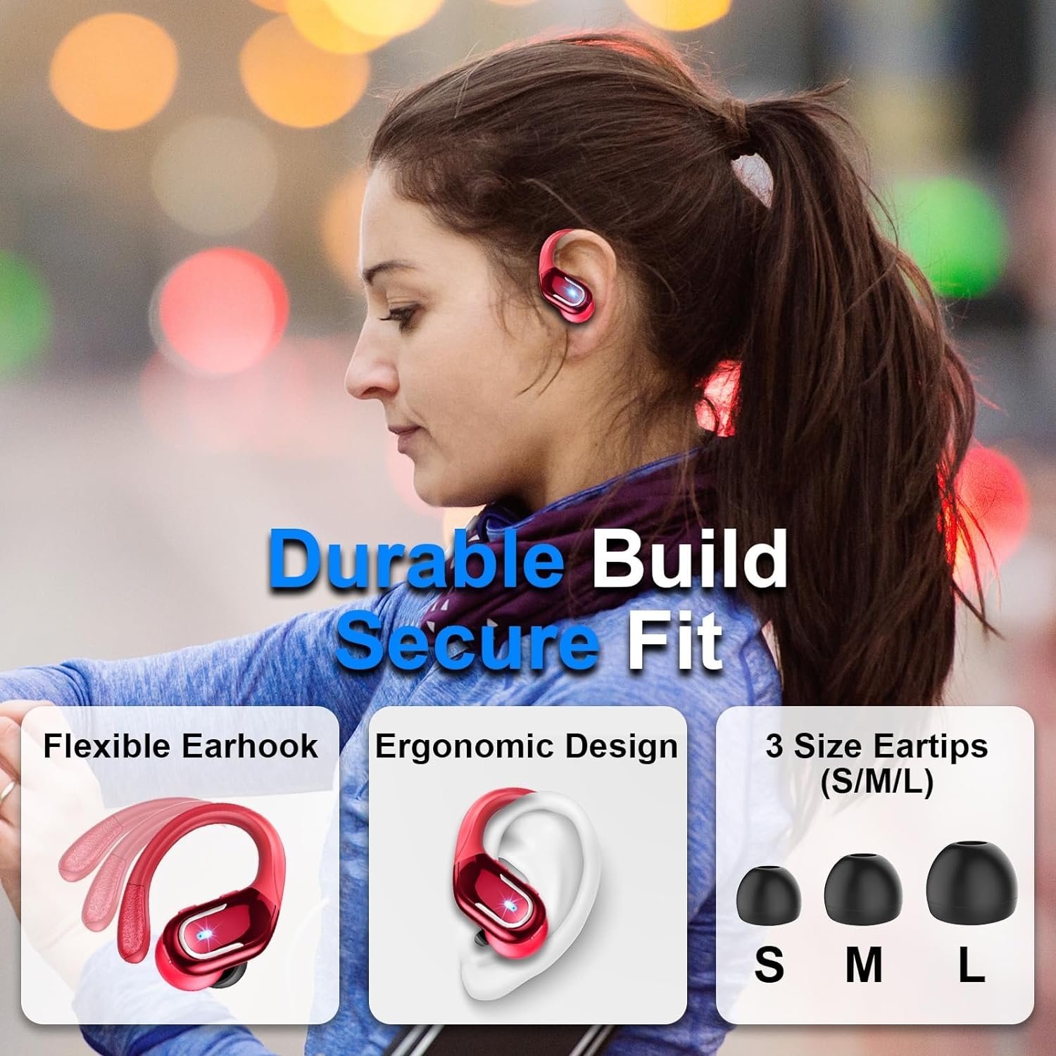 IP7 Waterproof with ENC Noise Cancelling Mic Bluetooth Earbuds