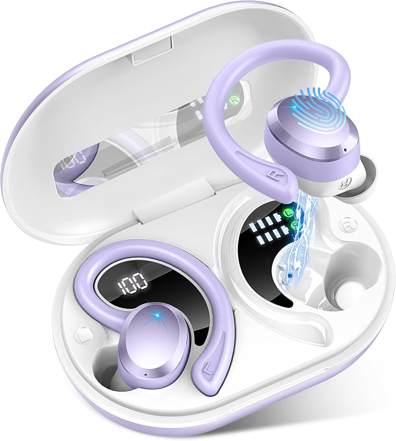 IP7 Waterproof with ENC Noise Cancelling Mic Bluetooth Earbuds