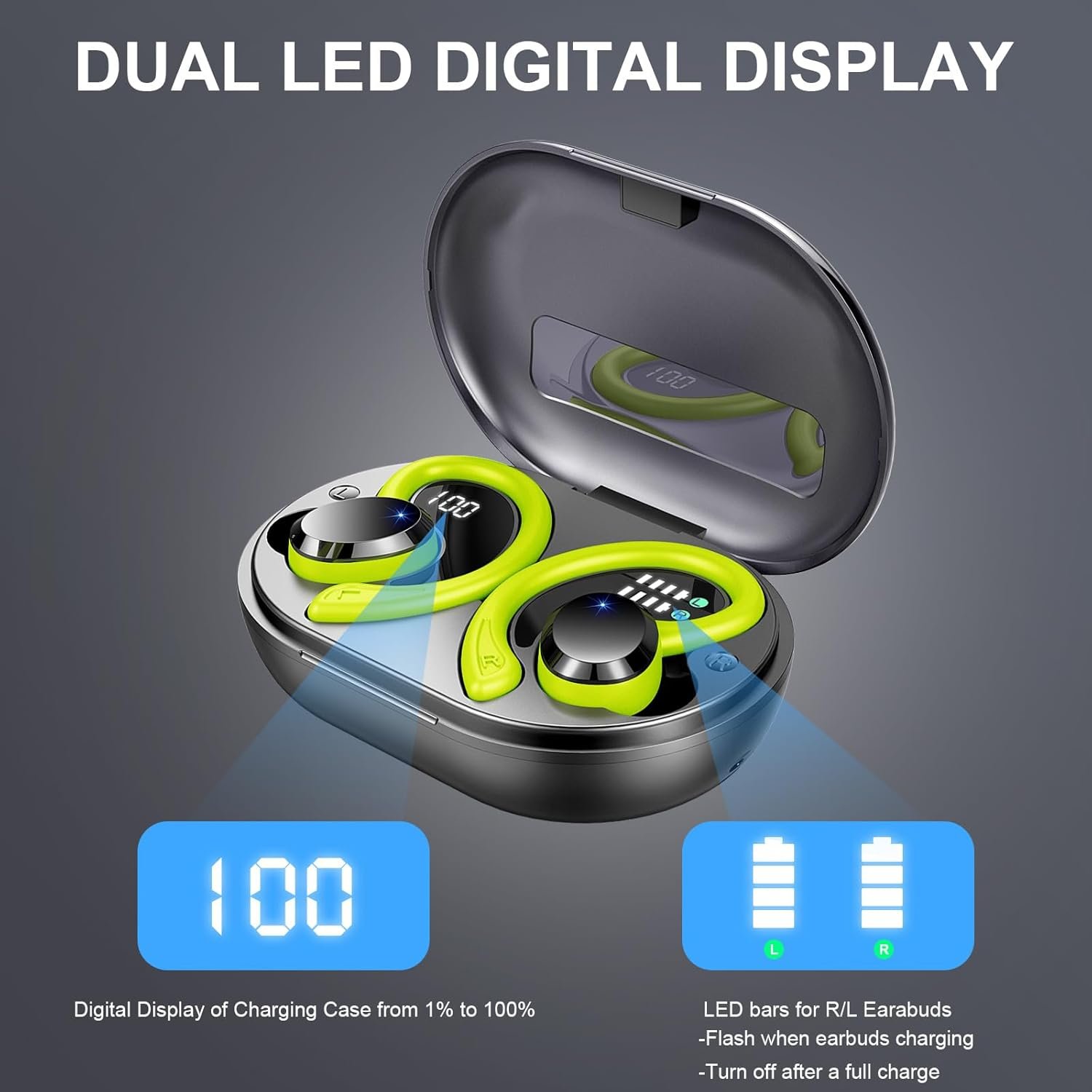 IP7 Waterproof with ENC Noise Cancelling Mic Bluetooth Earbuds