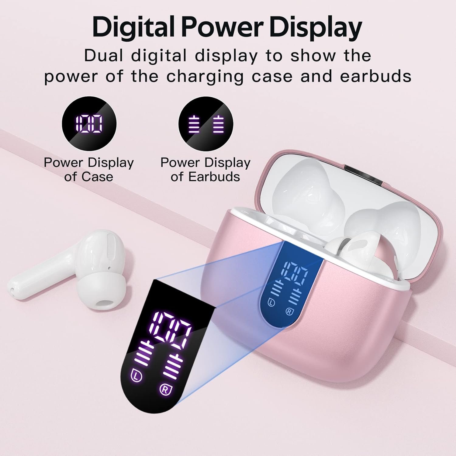 IPX5 Waterproof In-ear Wireless Bluetooth Headphones