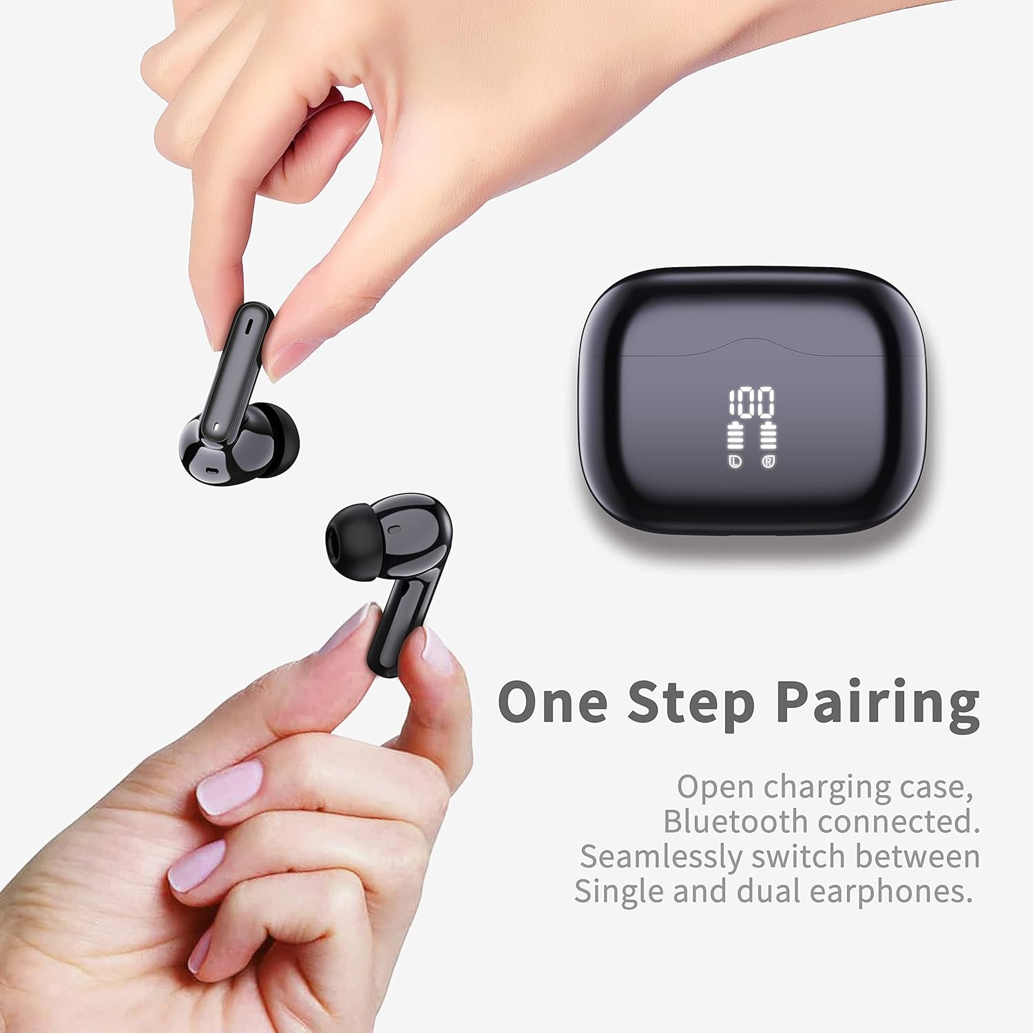 Wireless Bluetooth 5.4 In-ear Headphones