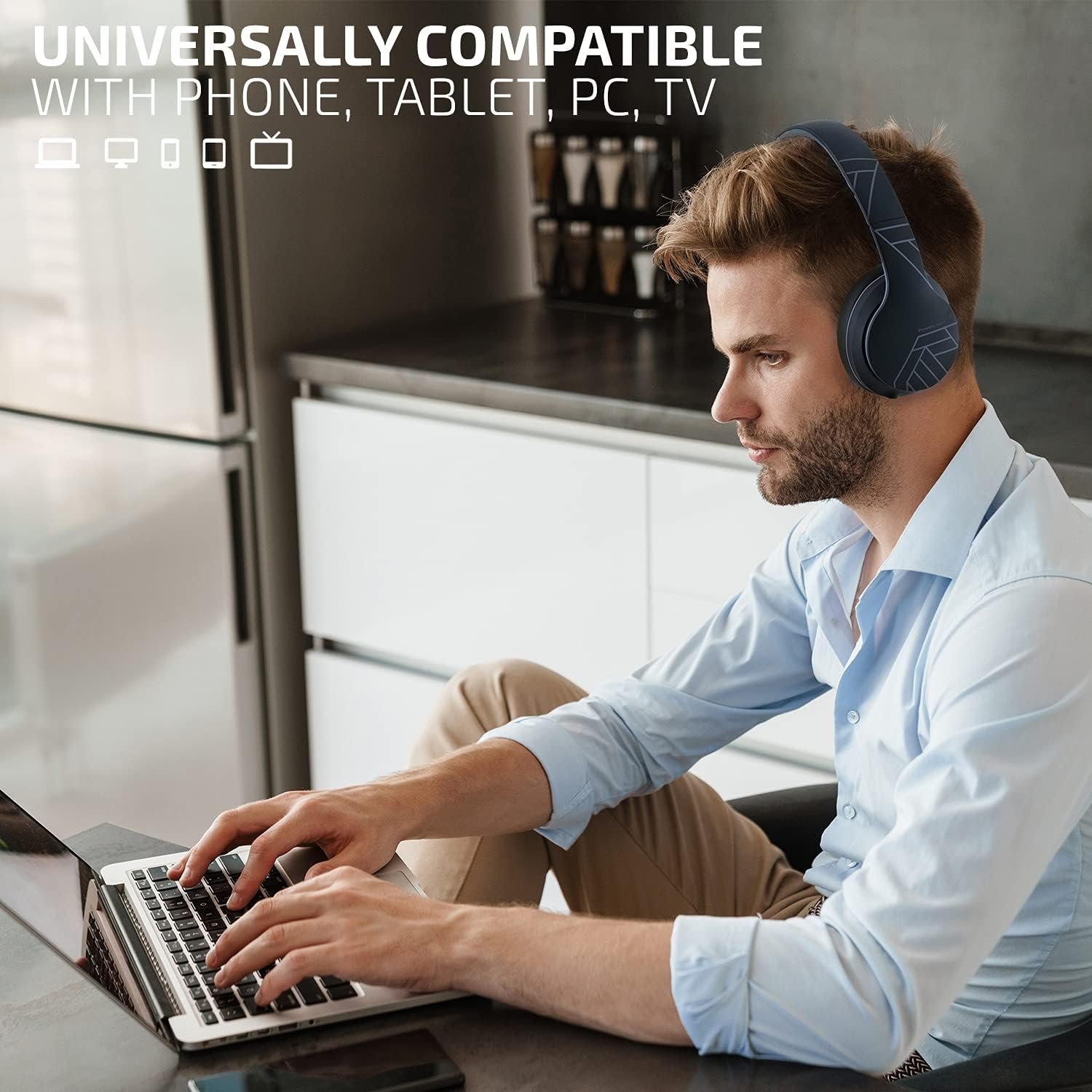 Foldable Wireless Bluetooth Over-Ear Headphones