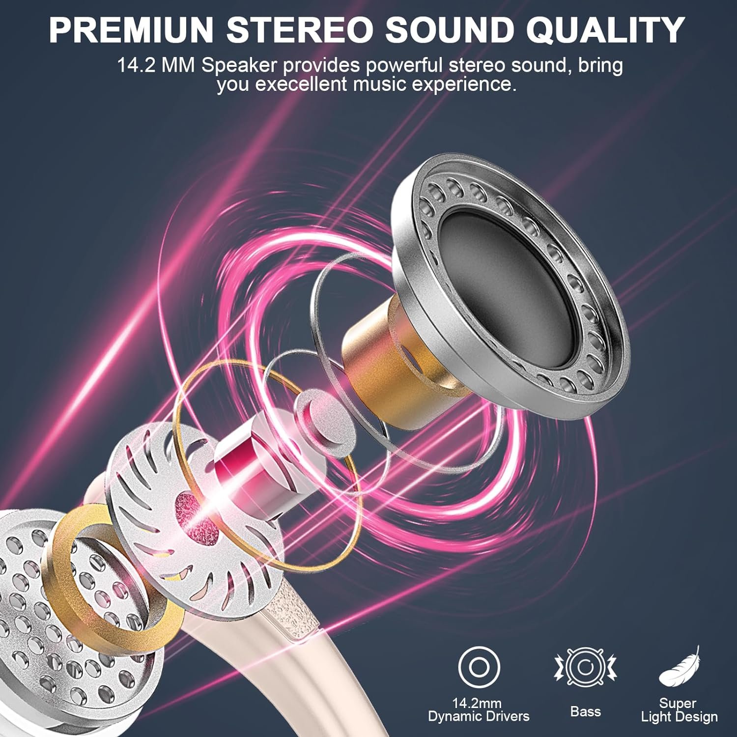 IP7 Waterproof with ENC Noise Cancelling Mic Bluetooth Earbuds