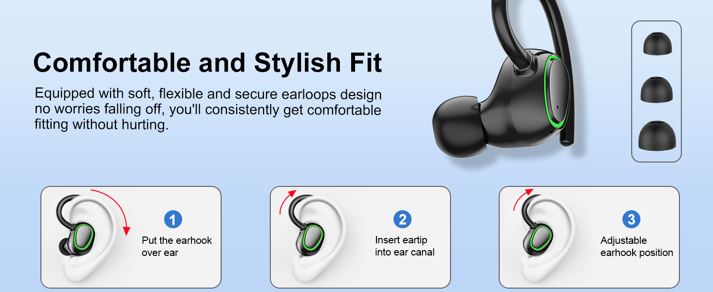 Earbuds 60hrs Playback Ear Buds