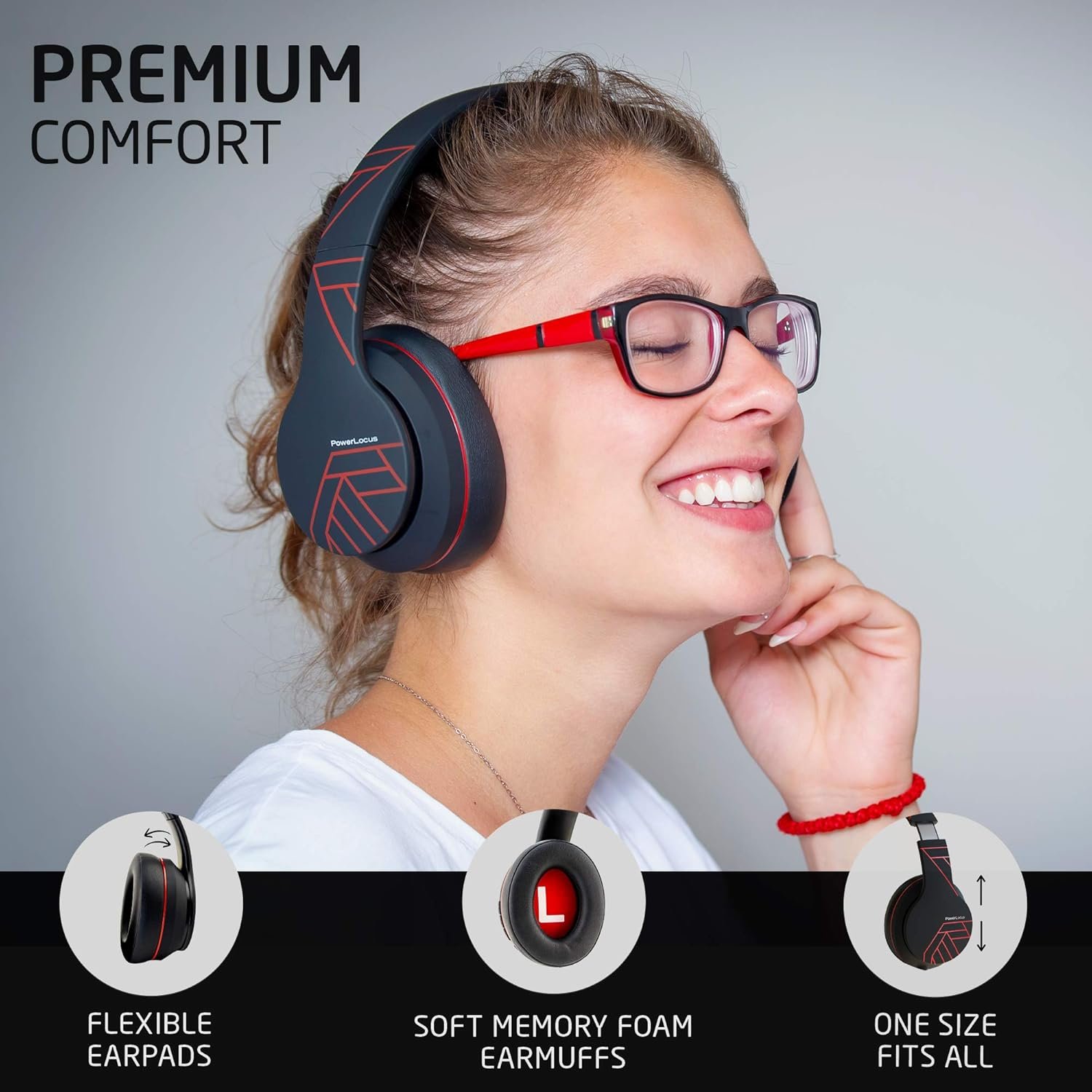 Foldable Wireless Bluetooth Over-Ear Headphones