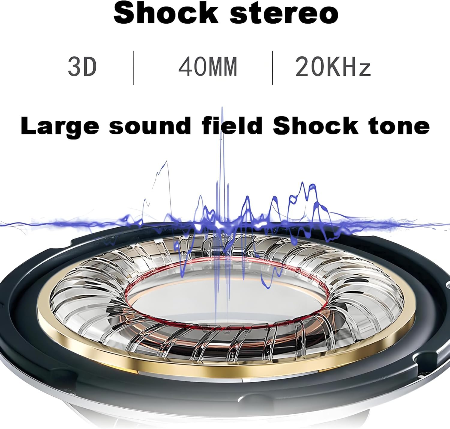 Upgraded hybrid noise reduction foldable Bluetooth headset