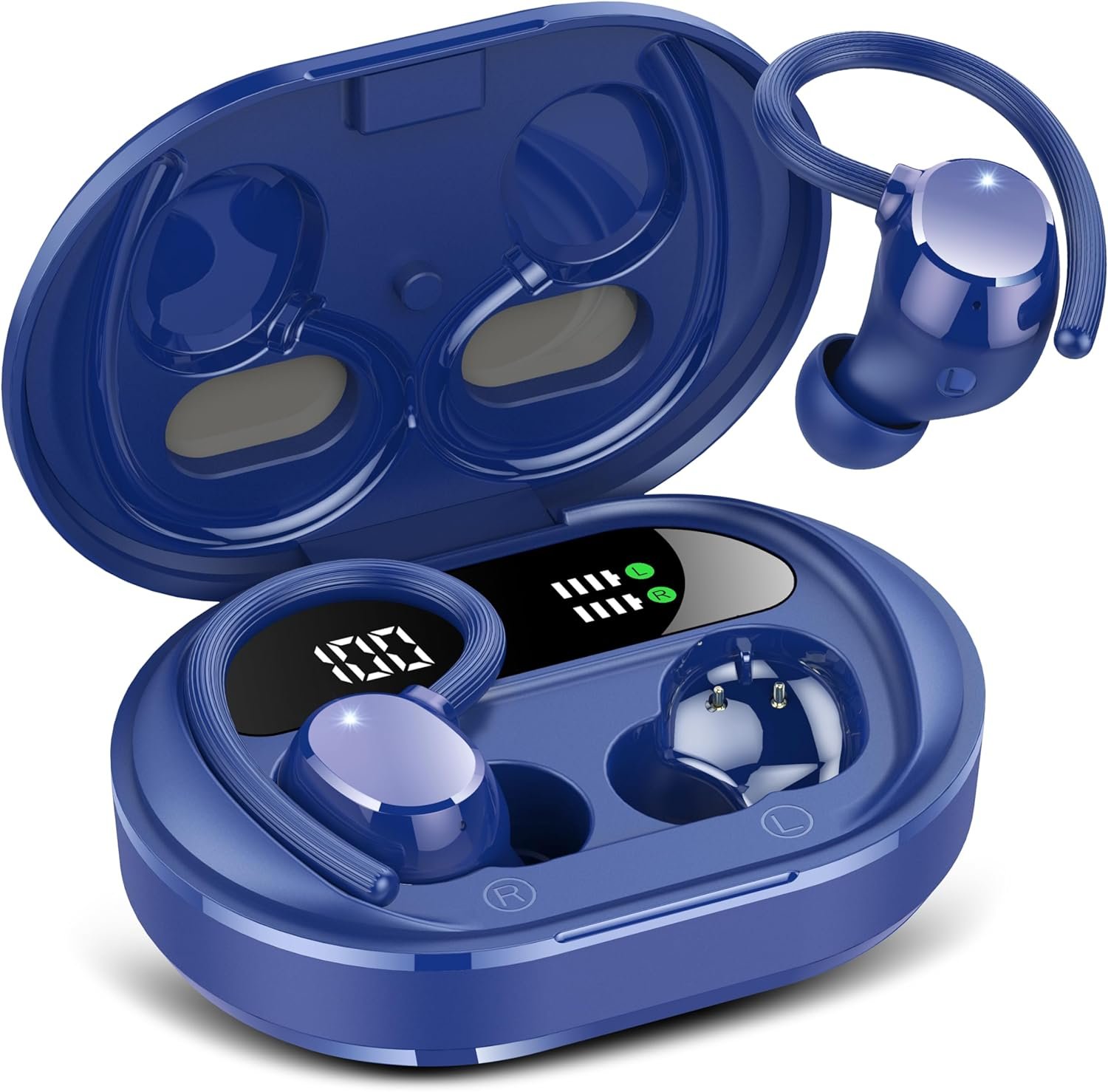 HiFi Stereo Bluetooth 5.3 In-ear Running Headphones with Earhook