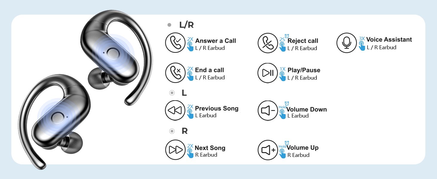 Wireless Bluetooth Earbuds