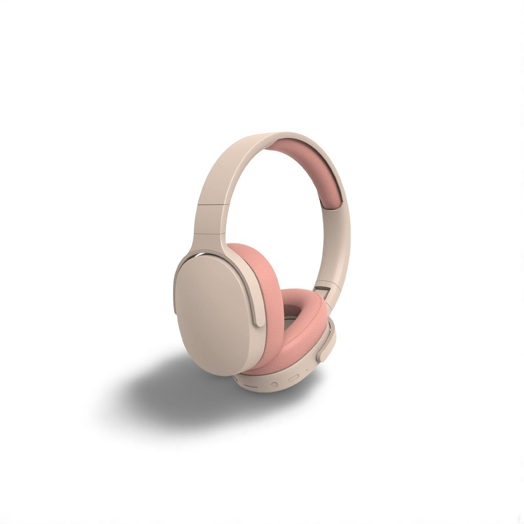 Over-ear foldable Bluetooth headset with intelligent noise cancellation