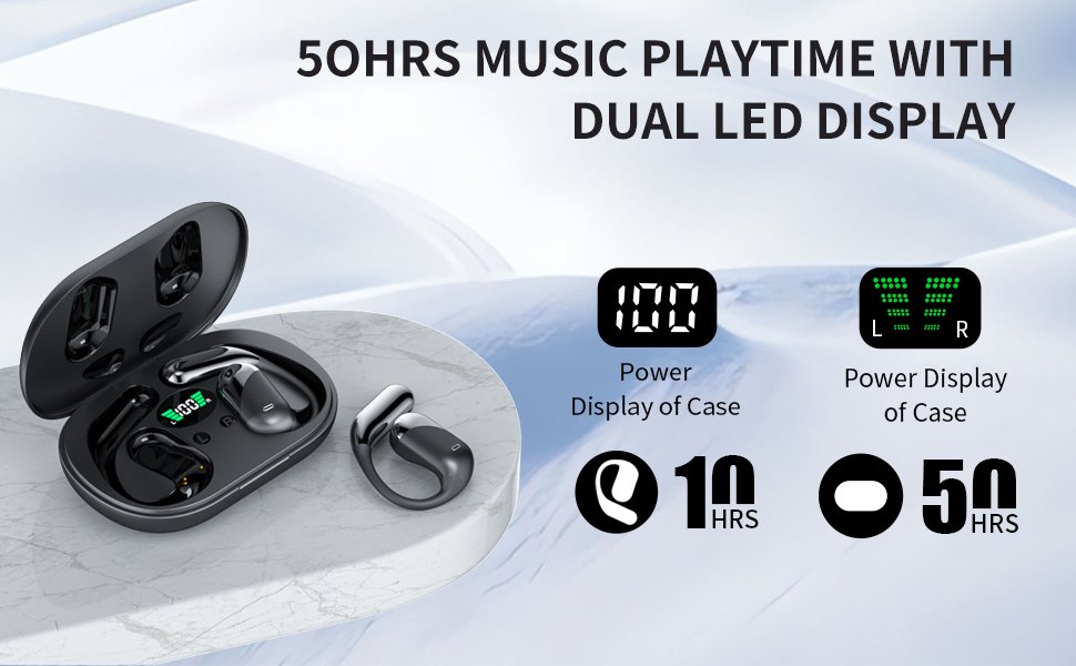 Open Ear Bluetooth 5.4 Headphones