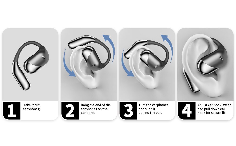 Open Ear Bluetooth 5.4 Headphones