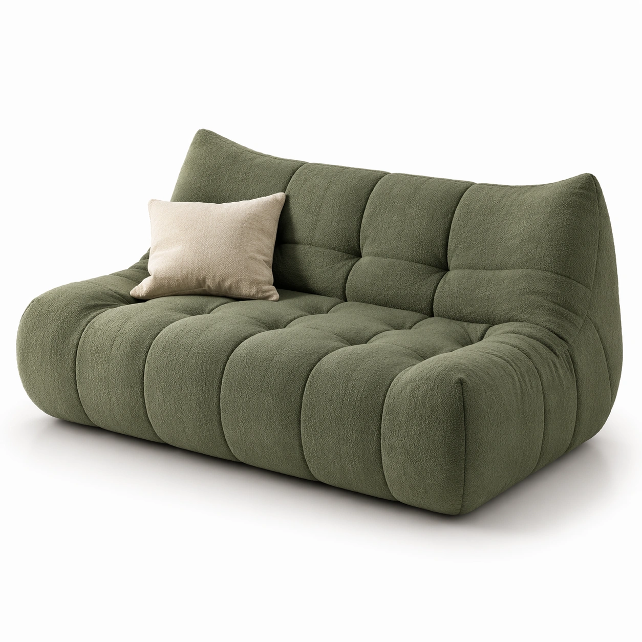 Sofa modern 2 Sitzer gepolstert Gruen-Javellio