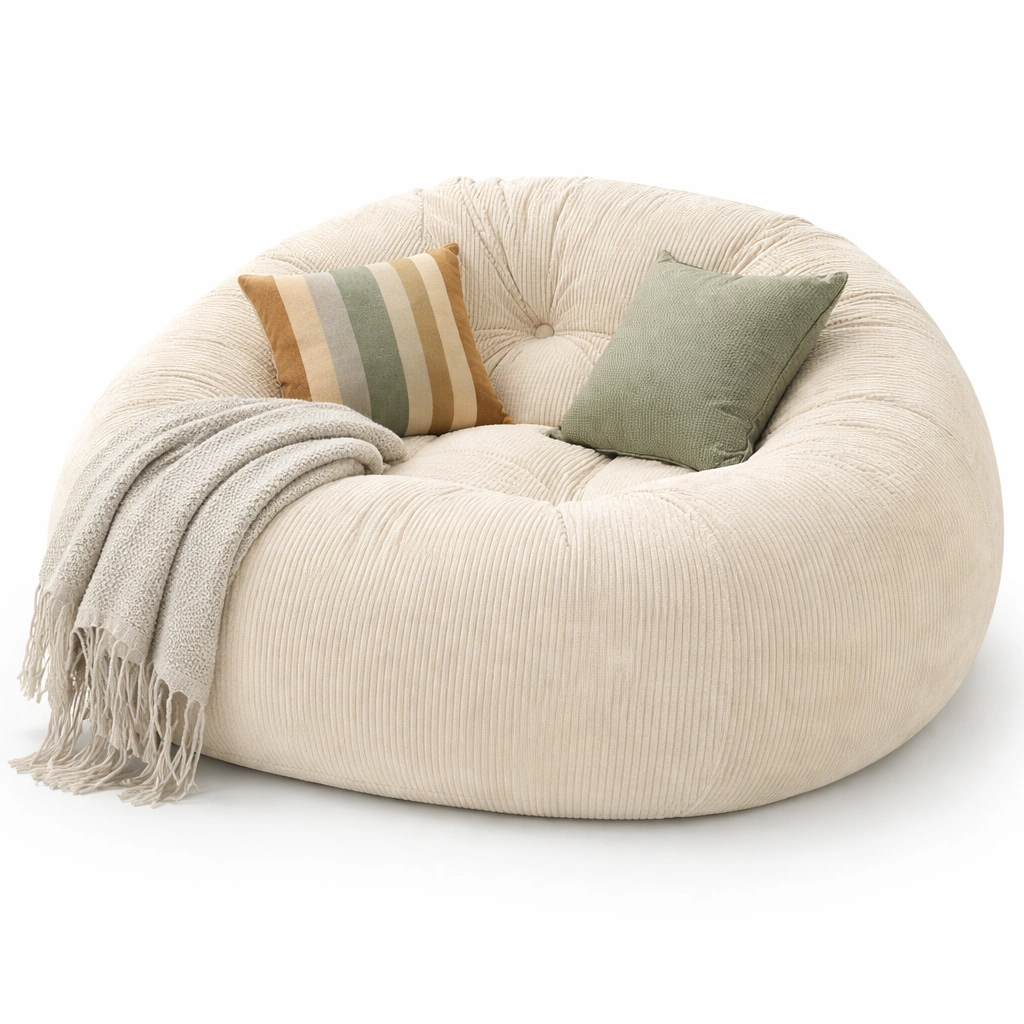 Grosser Sitzsack mit Kissen-Lervino