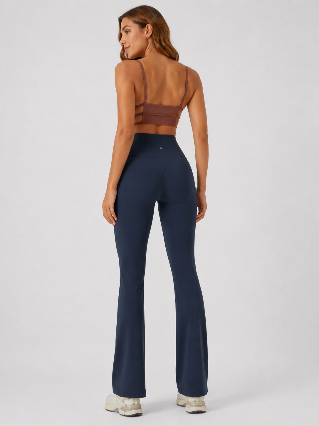 Luno Wear High Waist Bootcut Yoga Leggings with Pockets