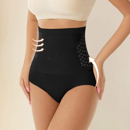 Womens Tummy Control Shapewear Thermogenic Fat Burning Sculpting Shorts High Waisted Seamless Shaping Underwear