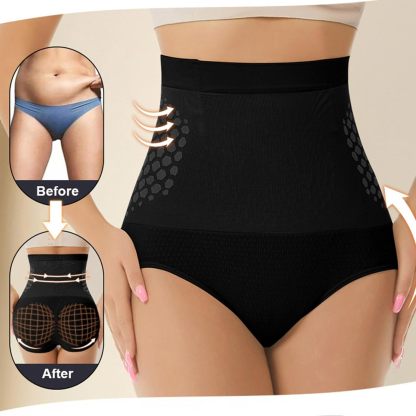 Womens Tummy Control Shapewear Thermogenic Fat Burning Sculpting Shorts High Waisted Seamless Shaping Underwear