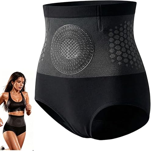 Womens Tummy Control Shapewear Thermogenic Fat Burning Sculpting Shorts High Waisted Seamless Shaping Underwear