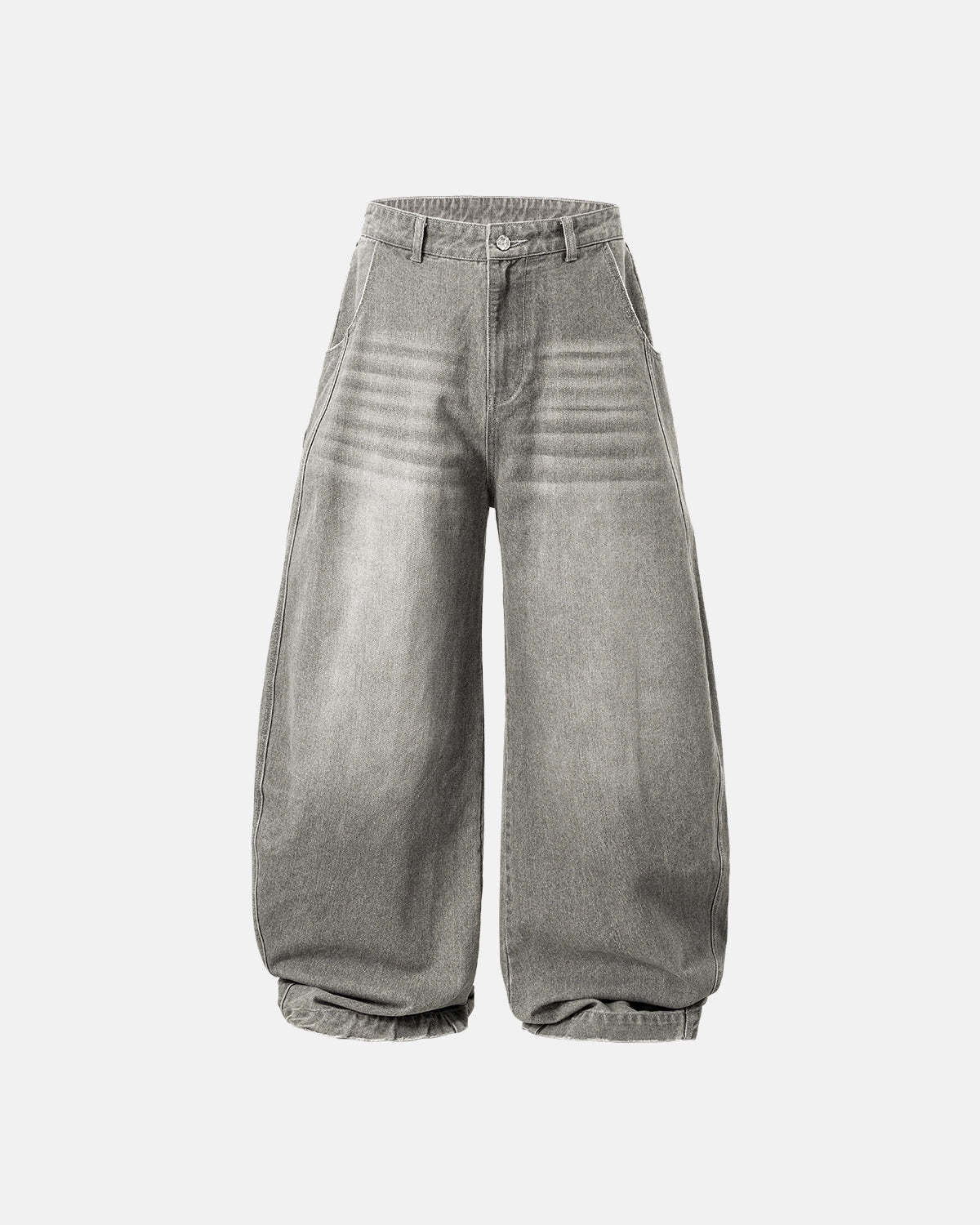 INFLATION Washed Barrel Baggy Jeans