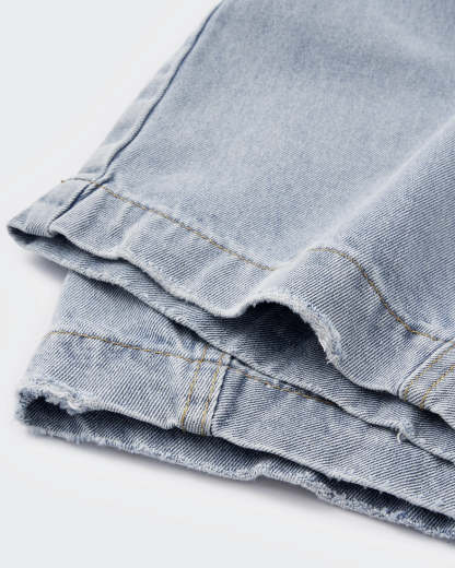 INFLATION Washed Barrel Baggy Jeans