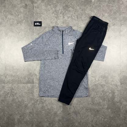 Nike Element 1/4 Zip Thunder & Black Phenom Pants Set