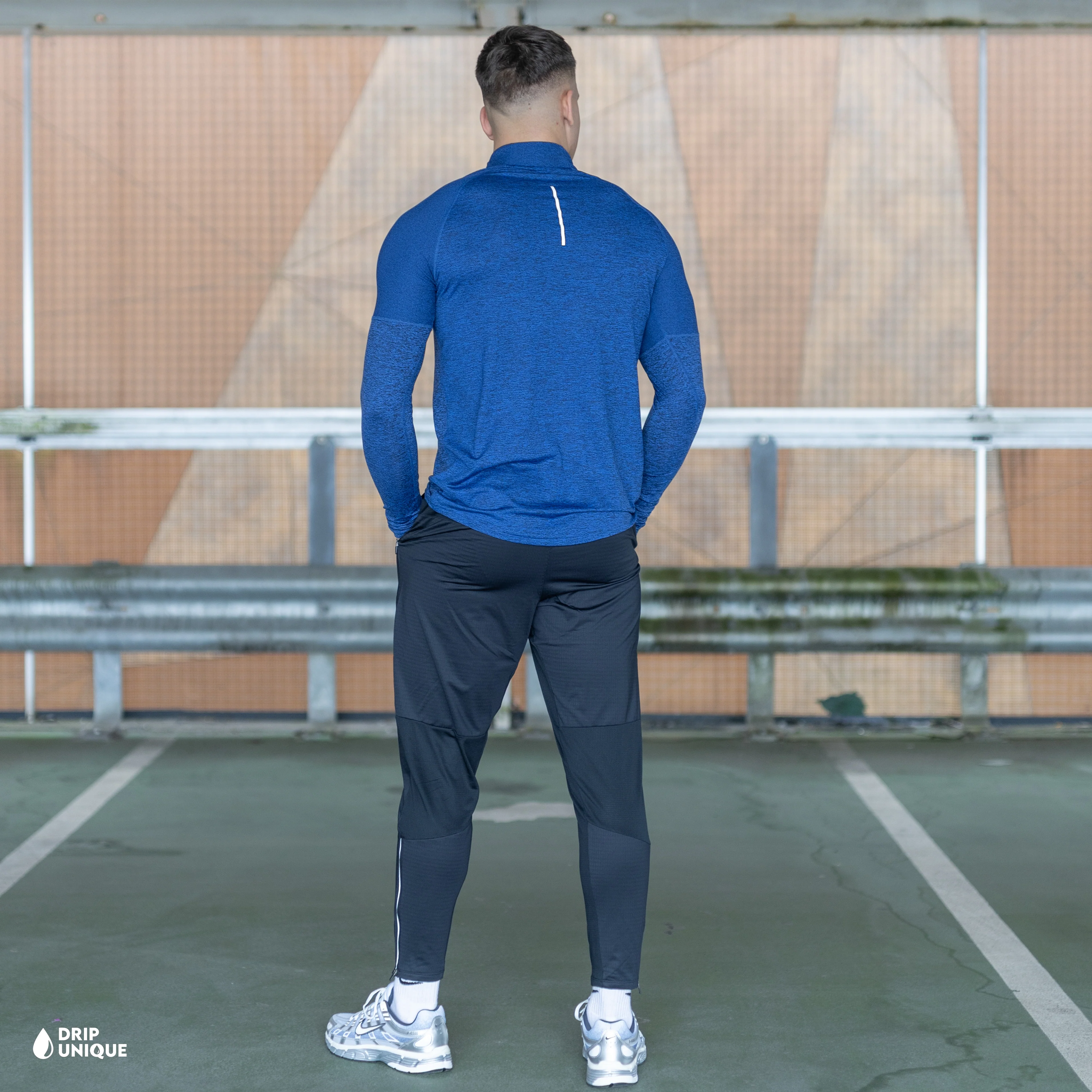 Nike Element 1/4 Zip Royal Blue & Black Phenom Pants Set