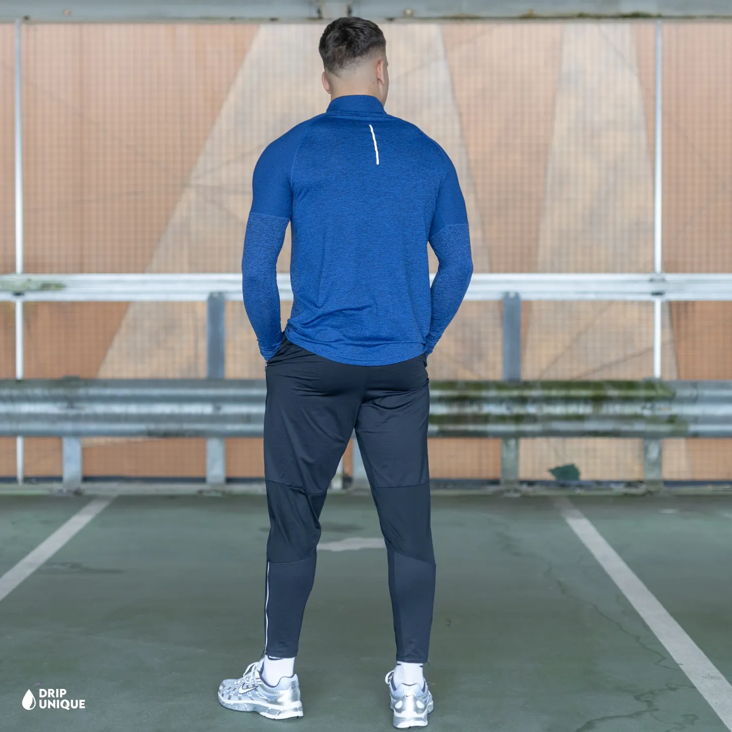 Nike Element 1/4 Zip Royal Blue & Black Phenom Pants Set