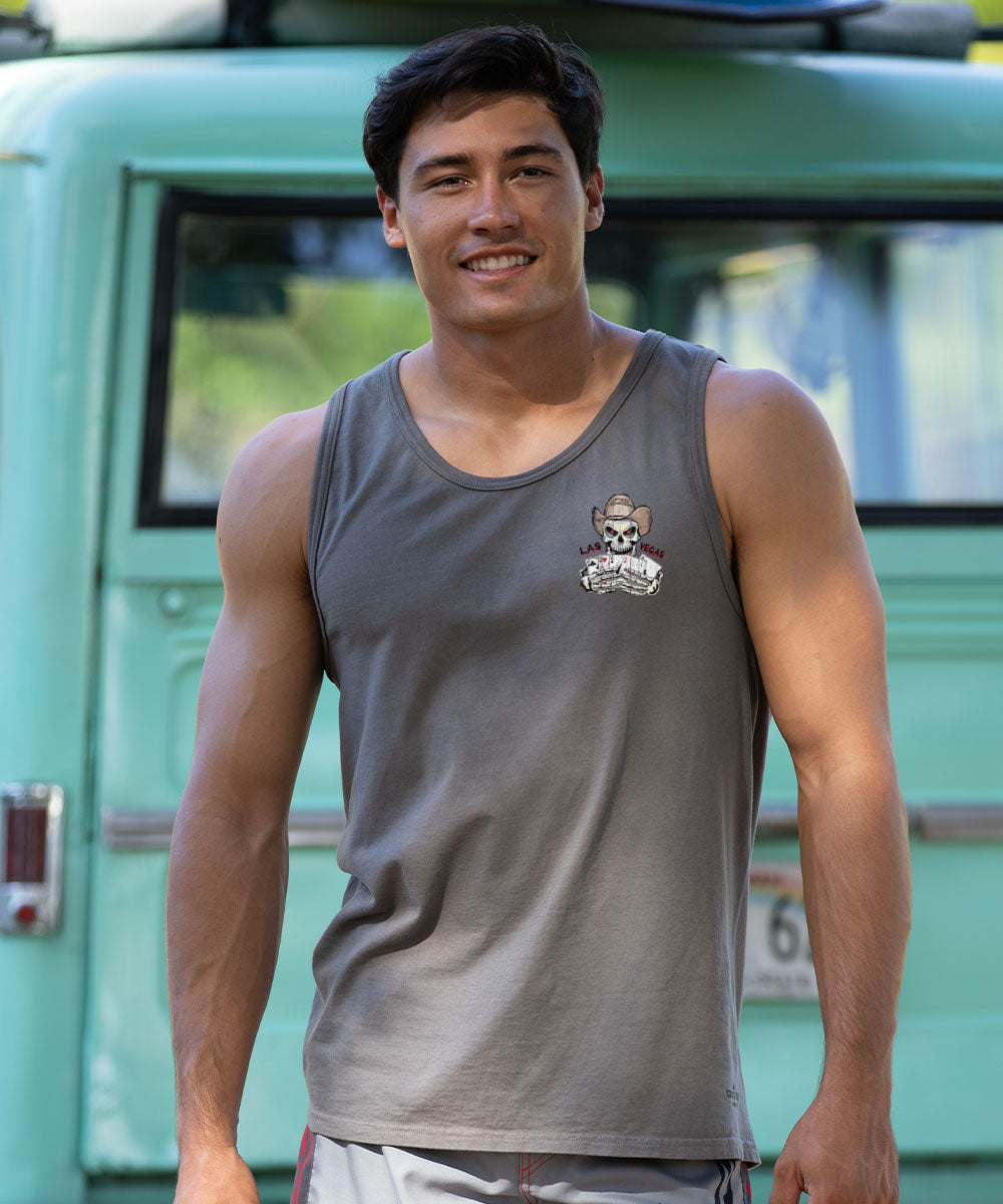 Dead Mans Hand - Crater Dyed® Sleeveless Tank Top