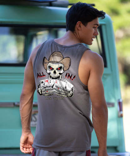 Dead Mans Hand - Crater Dyed® Sleeveless Tank Top