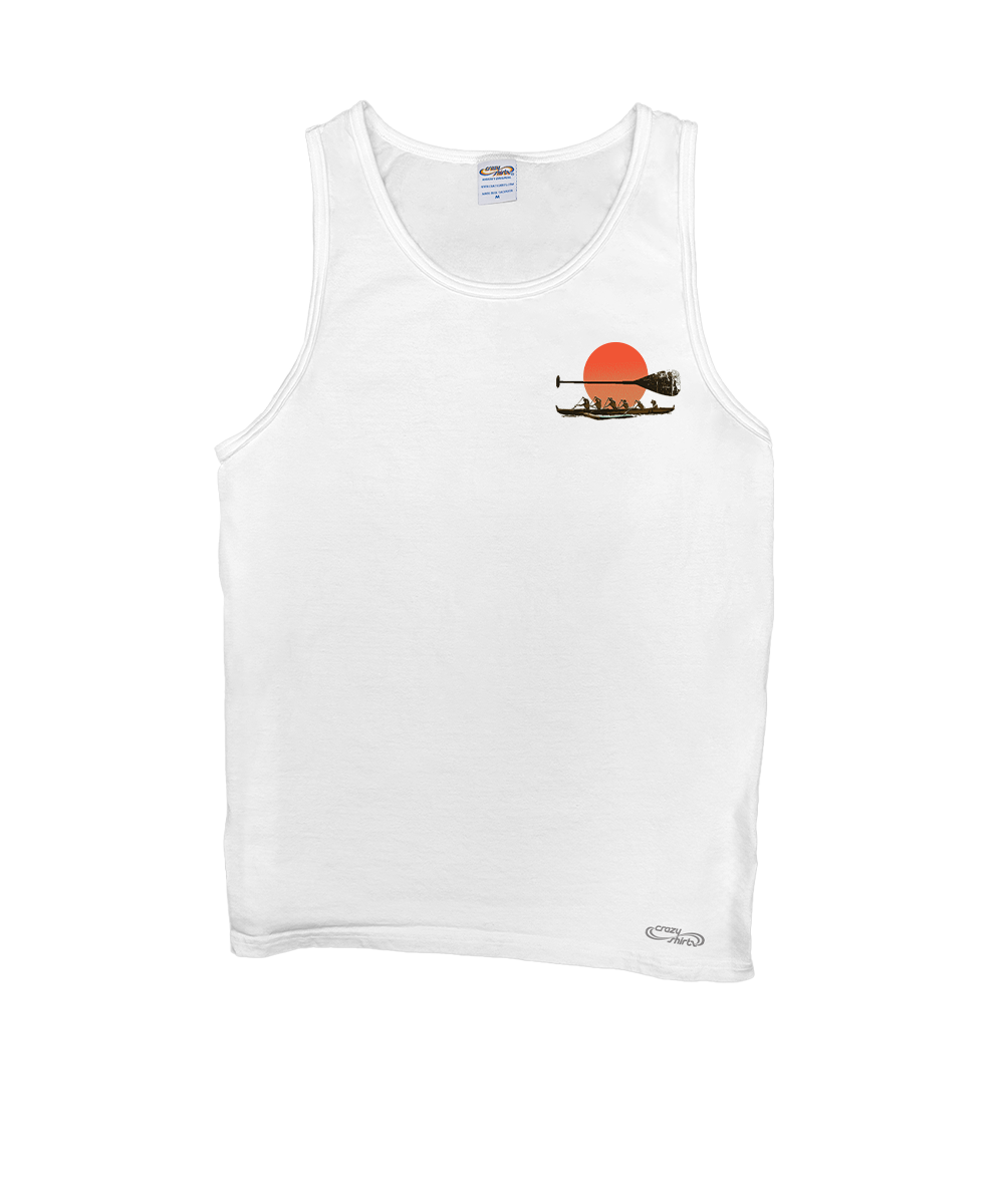 A Hui Hou - White Sleeveless Tank Top
