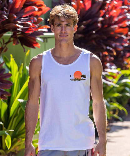 A Hui Hou - White Sleeveless Tank Top