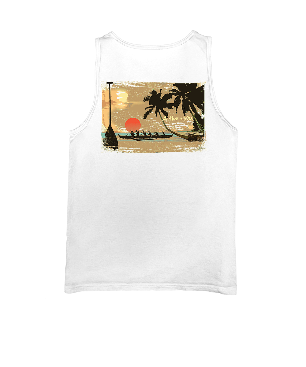 A Hui Hou - White Sleeveless Tank Top