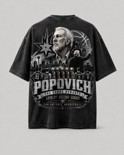 Men's Vintage Washed Basketball Legacy Graphic Tee