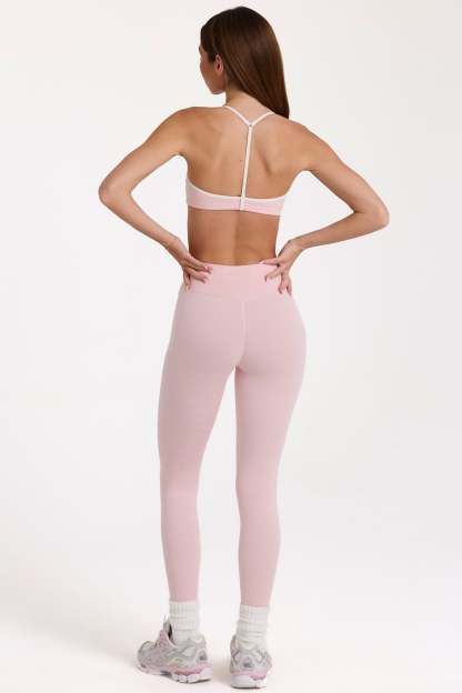 Soft Active Leggings in Blush Marl