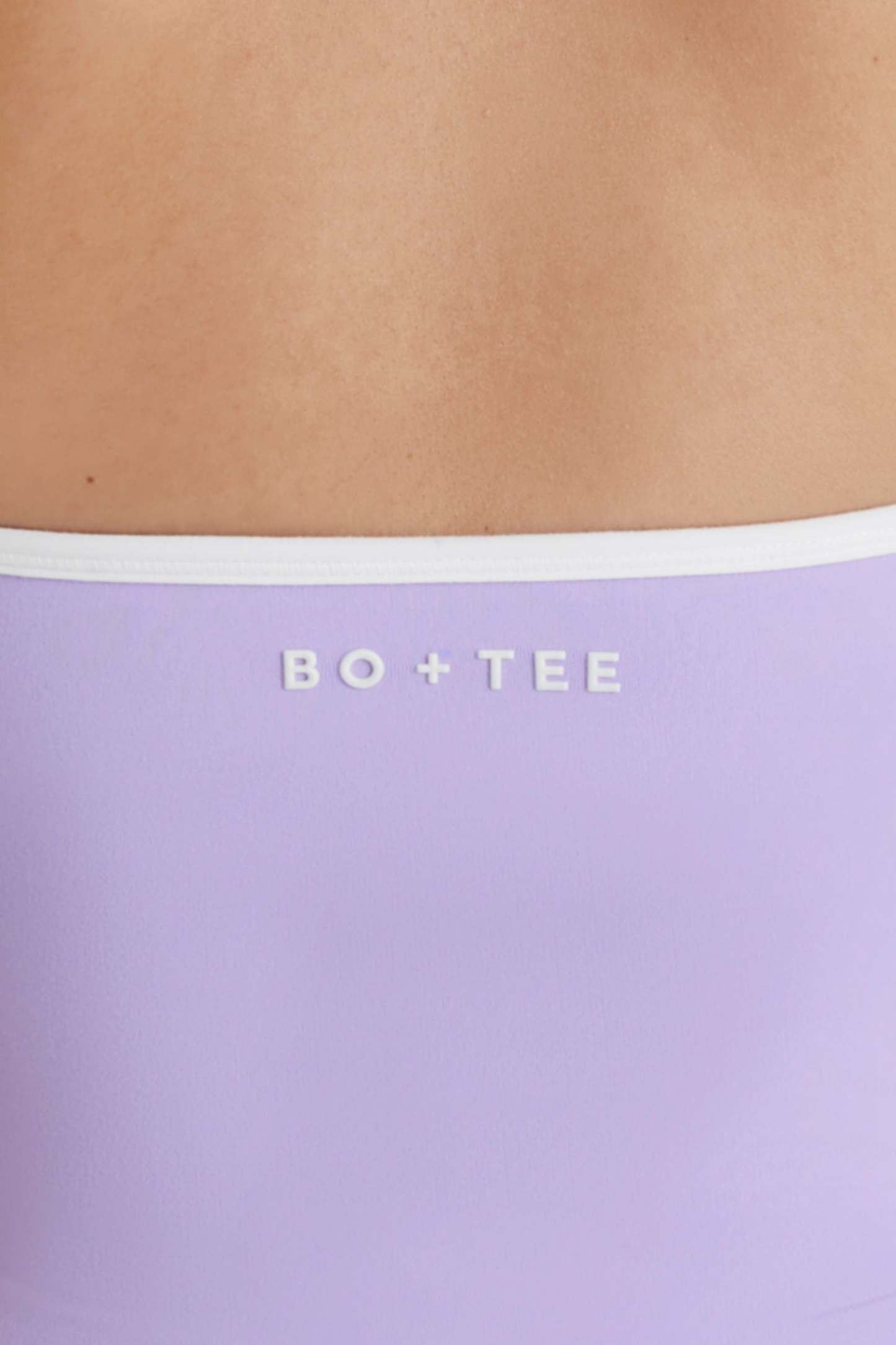 Soft Active V-Neck Halterneck Top in Lilac